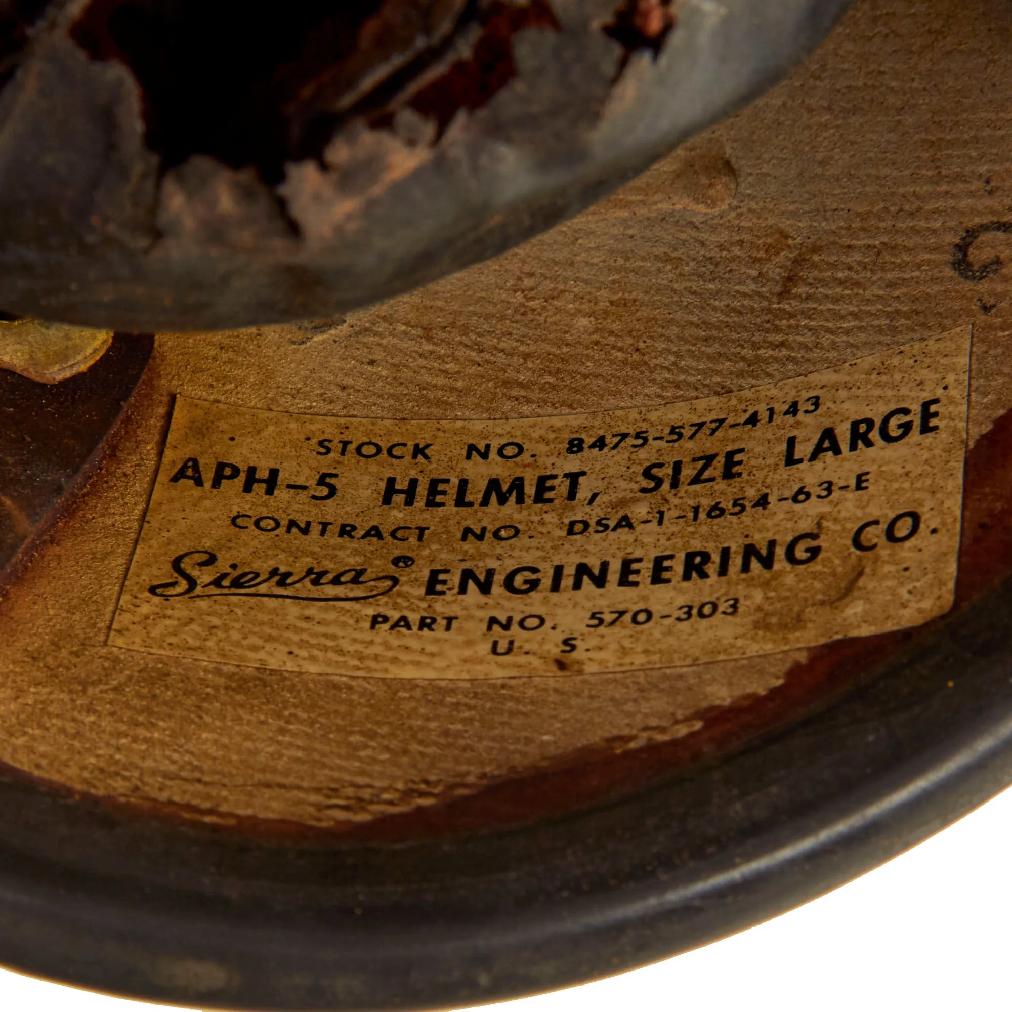 Original U.S. Vietnam War Named and Personalized OV-1 Mohawk Crewman Gentex APH-5 Flying Helmet - Sfc. Mike Henry