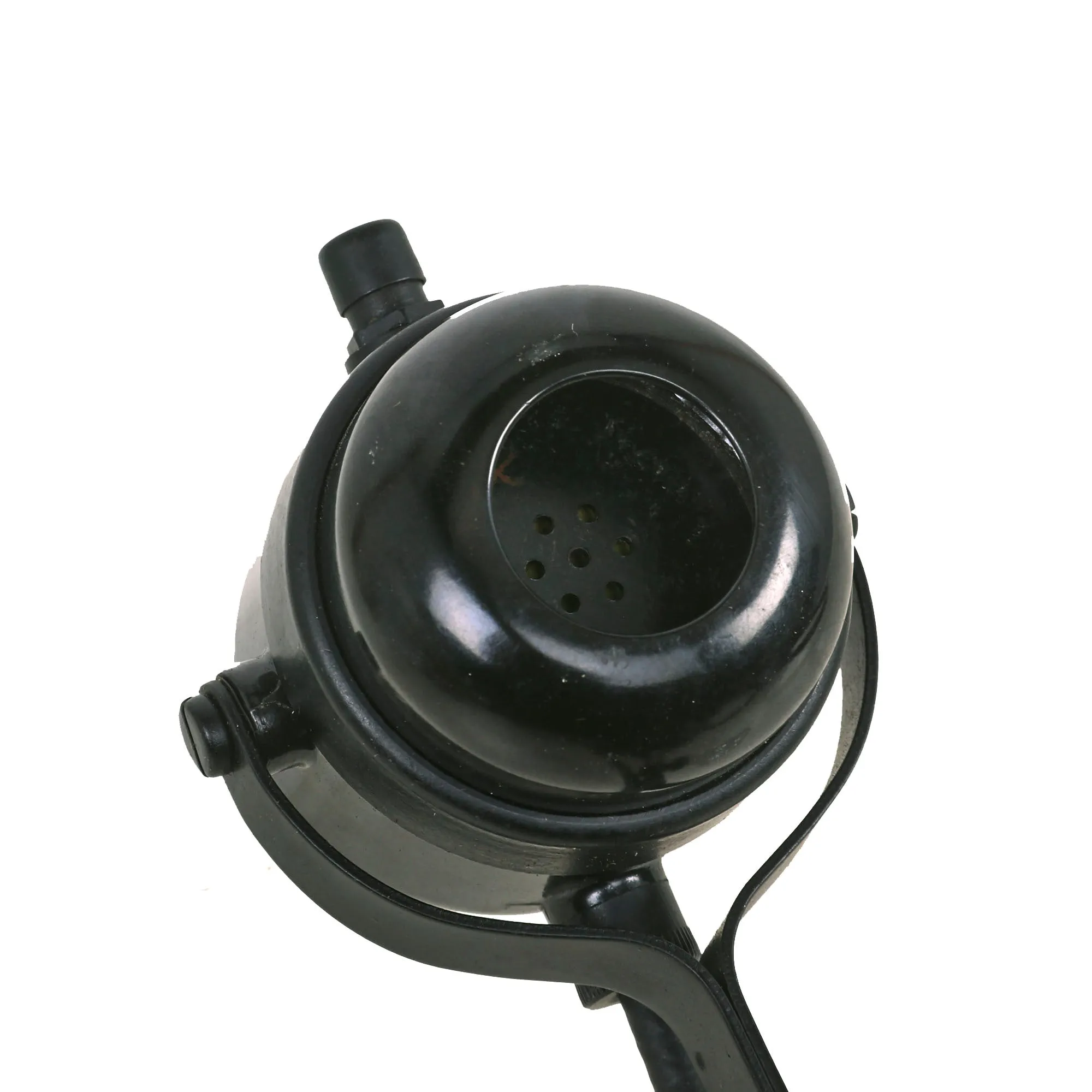 Original U.S. WWII Navy MI-2454-B Headset Microphone by RCA  for Talker Helmet - Unissued in Original Box