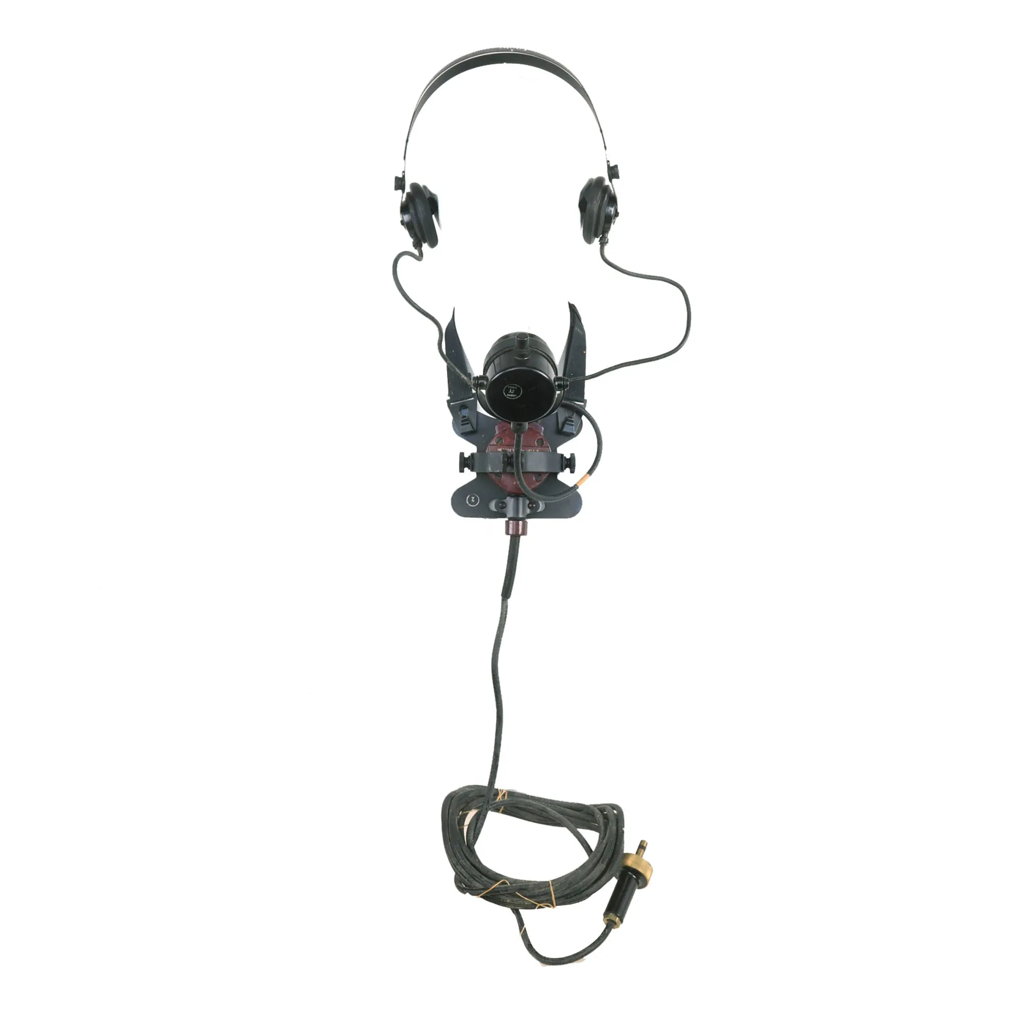 Original U.S. WWII Navy MI-2454-B Headset Microphone by RCA  for Talker Helmet - Unissued in Original Box