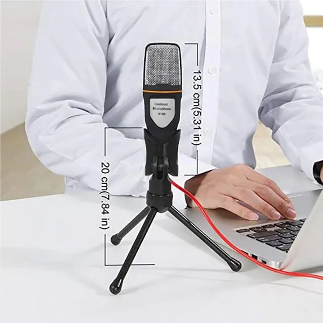 PC 3.5mm Plug Podcast Recording Condenser Microphone CM100