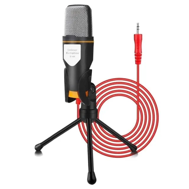 PC 3.5mm Plug Podcast Recording Condenser Microphone CM100