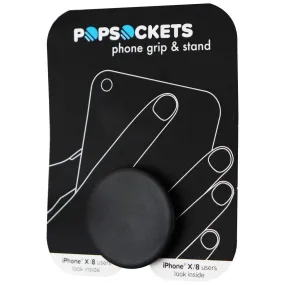 PopSockets Collapsible Grip & Stand for Phones and Tablets - Black