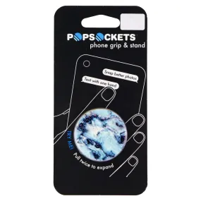 PopSockets Collapsible Grip & Stand for Phones and Tablets - Blue Marble 101444