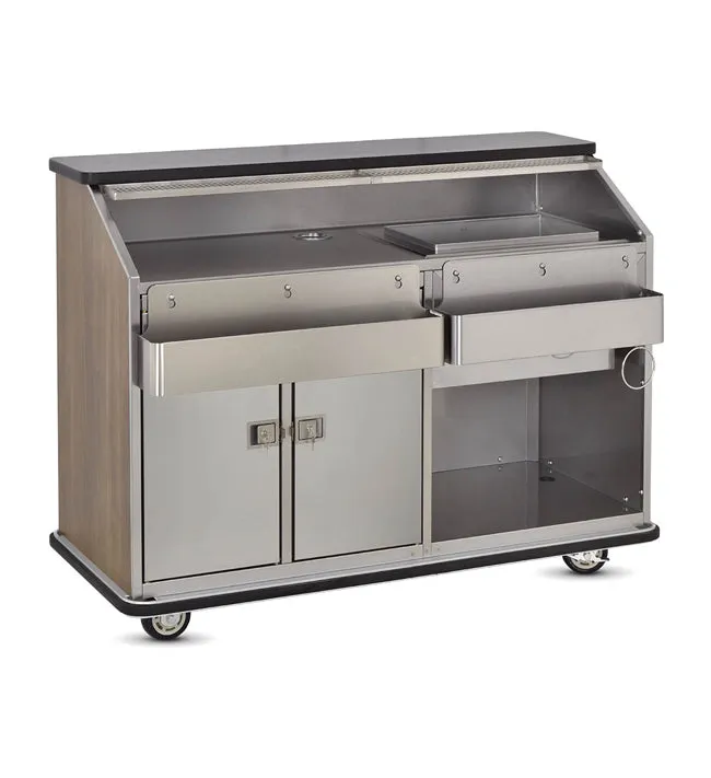 Portable Bar With Stainless Steel Working Side - BBC-55 with Full Bumper