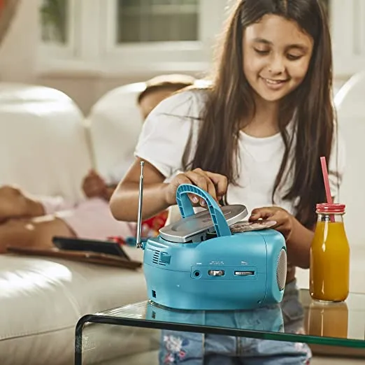 Portable CD Player Boombox  - Pink