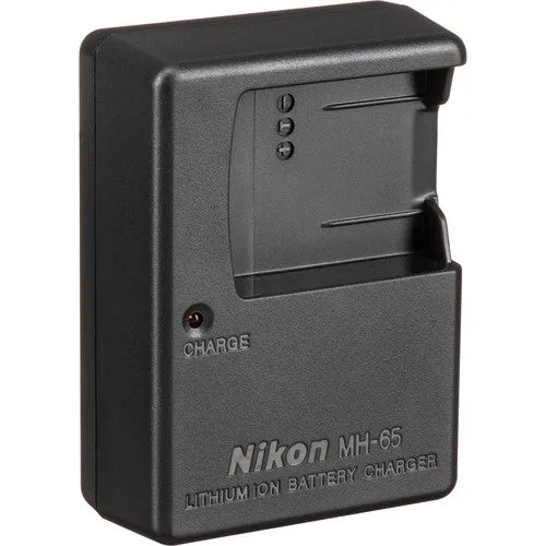 Pxel Nikon MH-65 Replacement Class A Battery Charger for EN-EL 12 Lithium Ion Li-ion and Select Nikon Coolpix Batteries