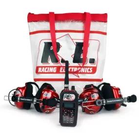 Racing Electronics RE3000 Deluxe GEMINI 5 Intercom System - 4 Person