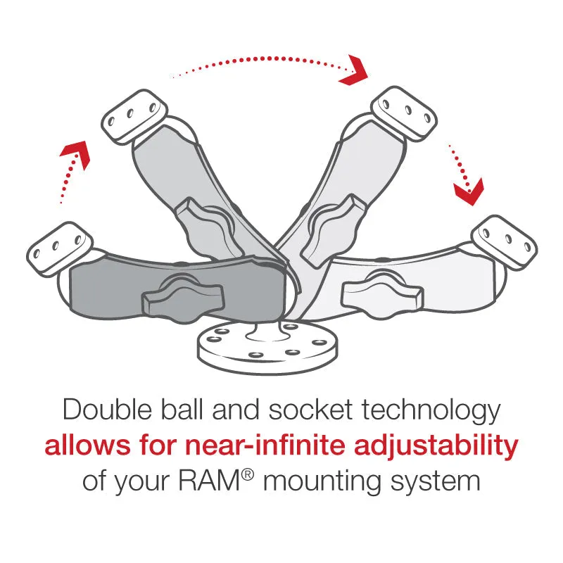 RAM® Aqua Box® Pro 20 Mount with Drill-Down Base