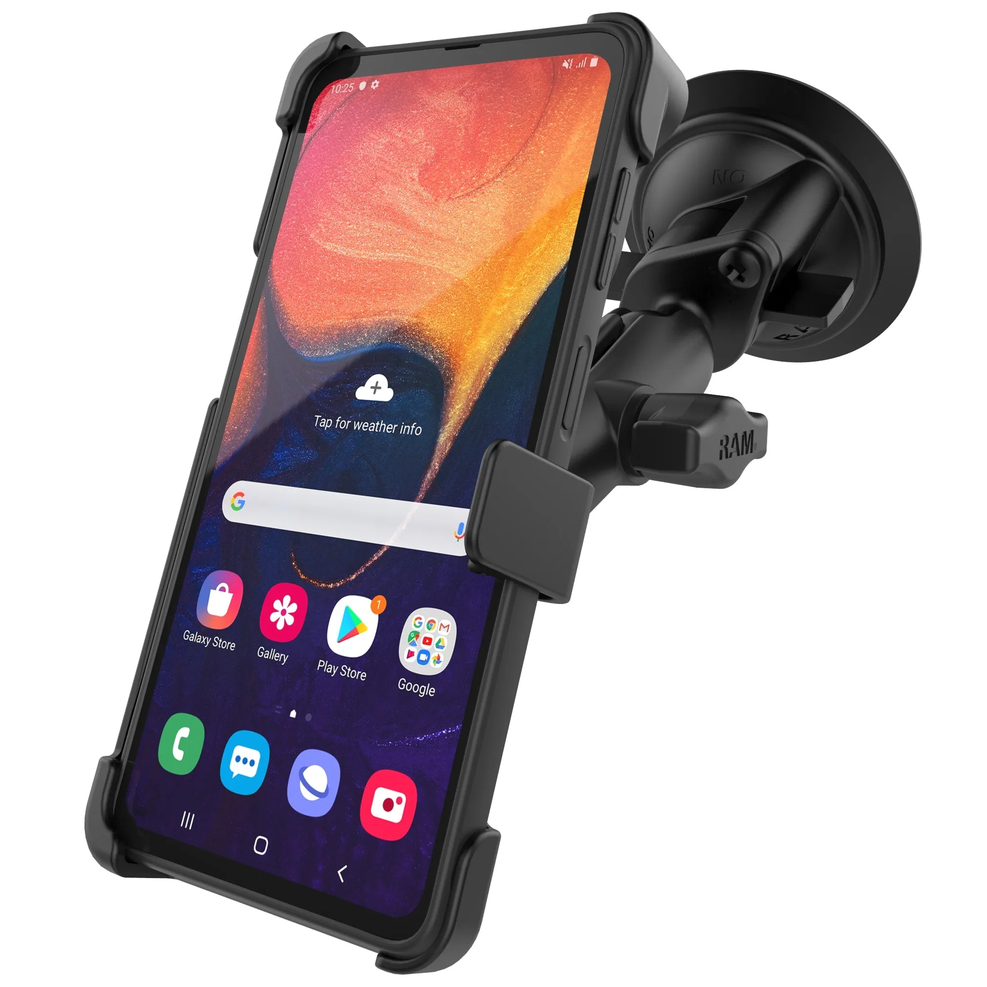 RAM® EZ-Roll'r™ Suction Cup Mount for Samsung XCover Pro