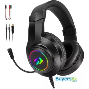 Redragon Hylas H260 Rgb Gaming Headphone, 2 Jacks 3.5mm for Computer