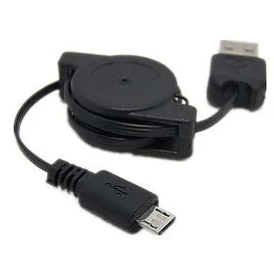 Retractable USB 2.0 to Micro USB Cables Sync Data Charge for HTC Samsung LG