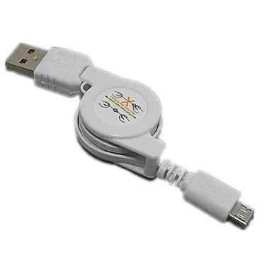 Retractable USB 2.0 to Micro USB Cables Sync Data Charge for HTC Samsung LG