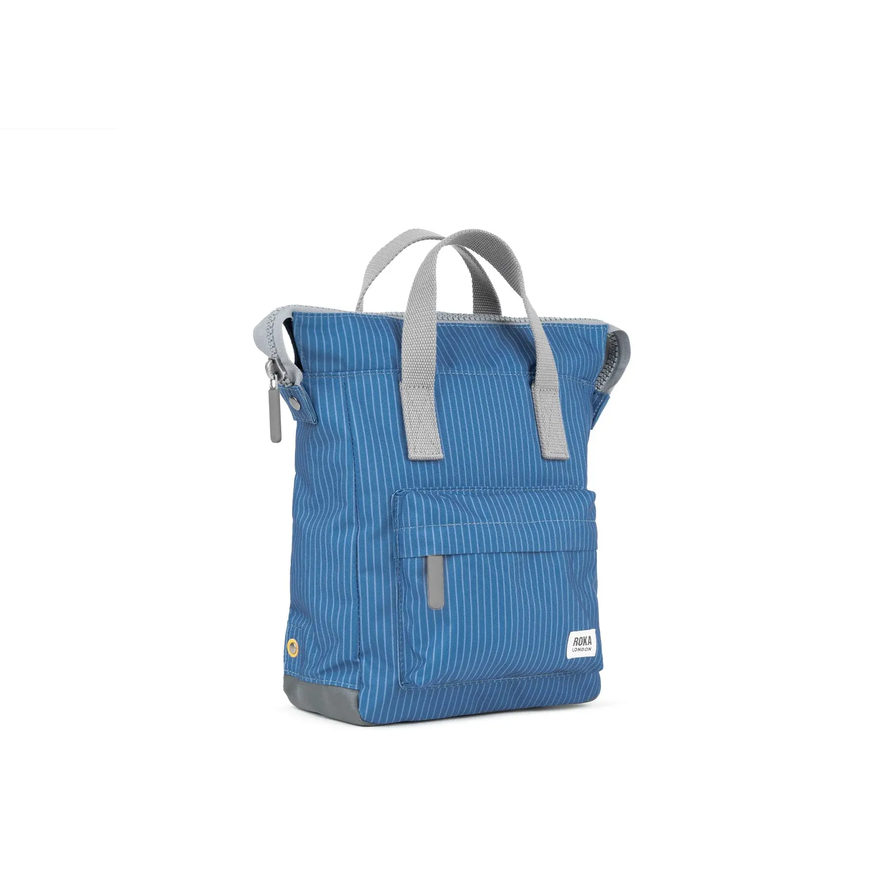 ROKA Bantry B Recycled Canvas Backpack – Denim Mid Wash