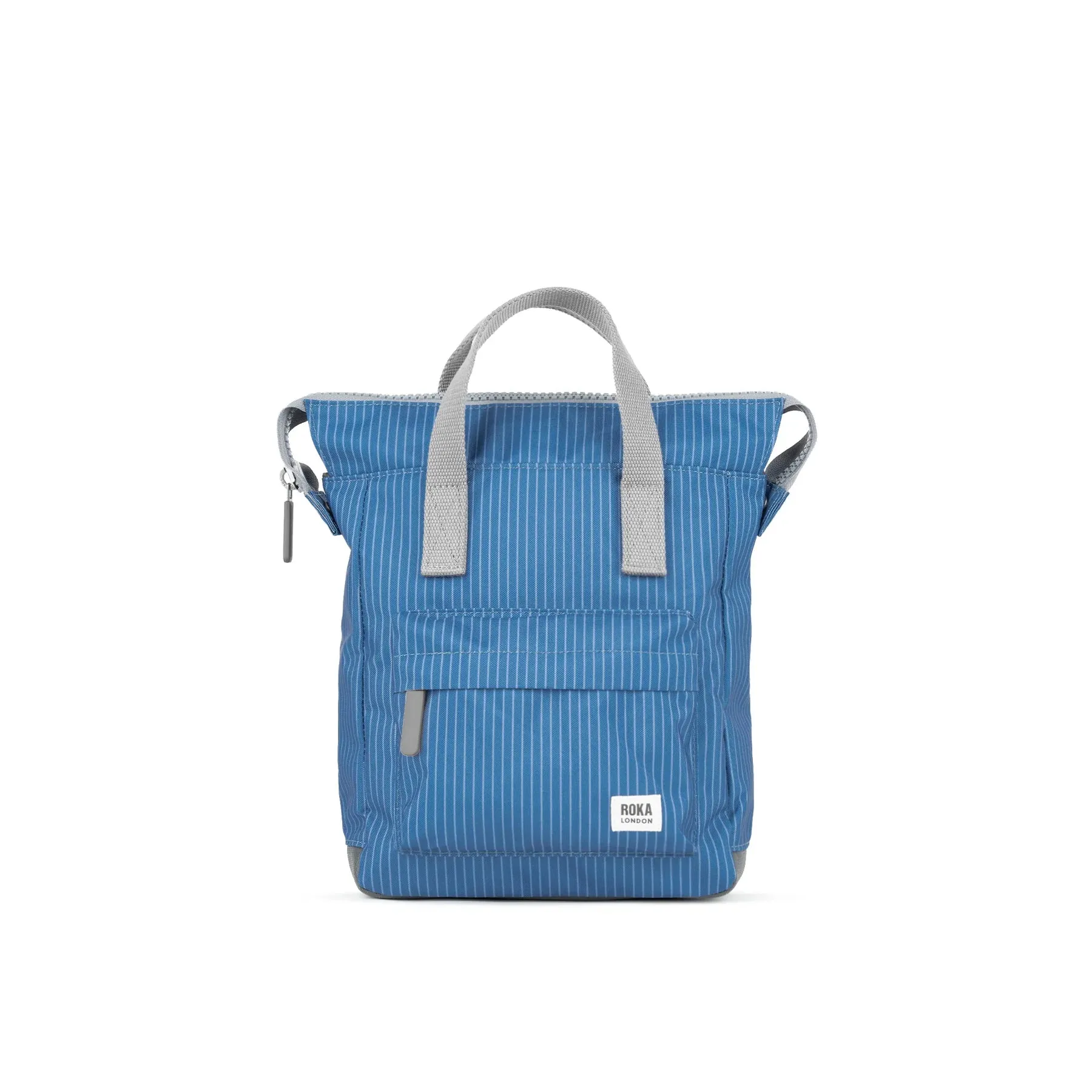 ROKA Bantry B Recycled Canvas Backpack – Denim Mid Wash