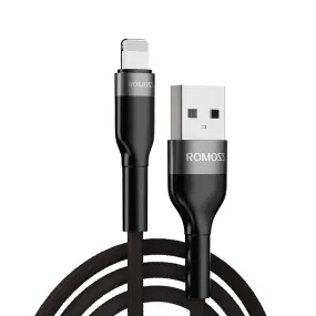 Romoss Usb To Lightning 1M Cable Black