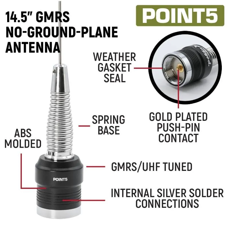 Rugged Radios Mercedes Sprinter Van Two-Way GMRS Mobile Radio Kit - 25 Watt GMR25