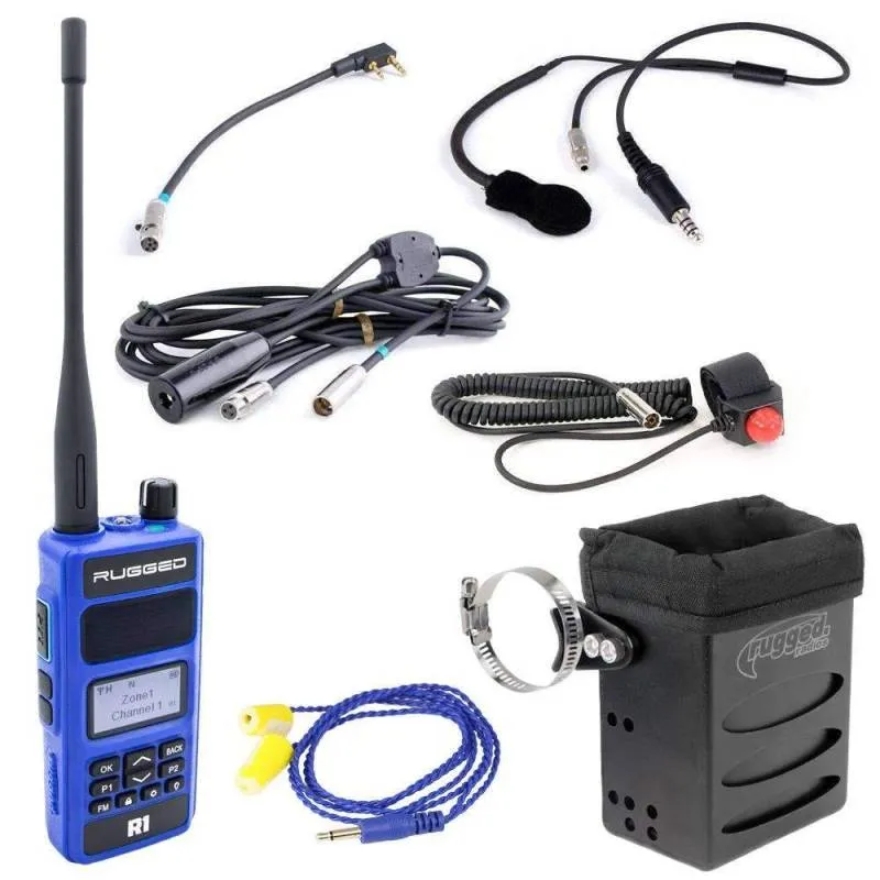 Rugged Radios The Driver - IMSA 4C Racing Kit with Rugged Radios R1 Handheld Radio