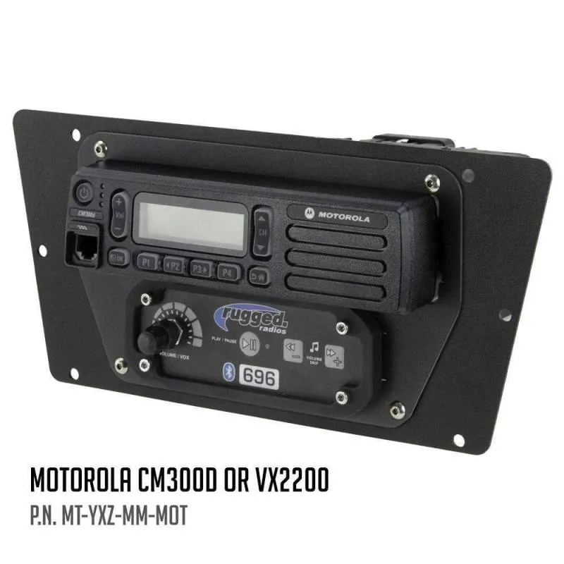 Rugged Radios Yamaha YXZ Multi-Mount - Rugged Radios M1/G1/RM45/RM60/GMR45 with Switch Holes