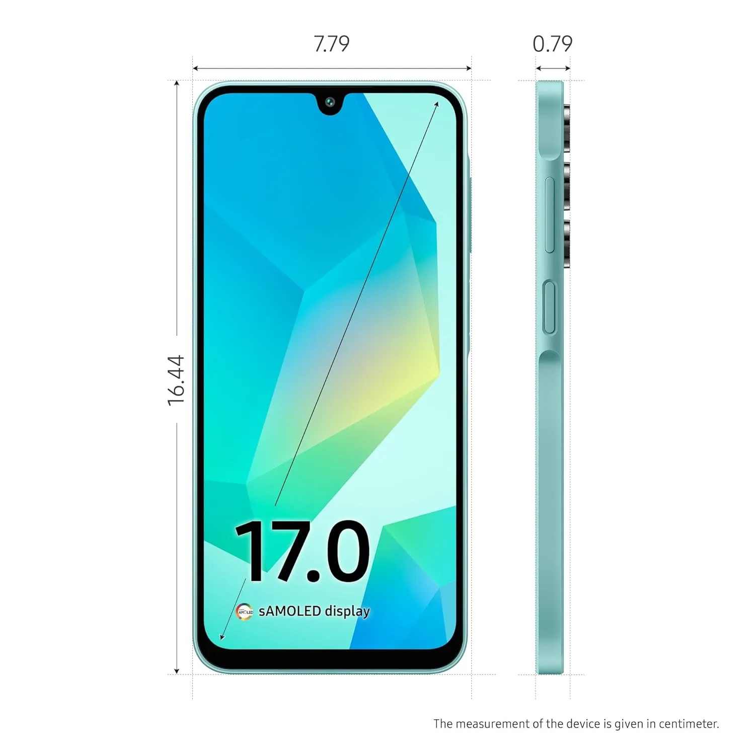 Samsung Galaxy A16 5G (Light Green, 8GB RAM, 256GB Storage) | Super AMOLED | 50MP Triple Camera with Ultra Wide Lens | 6 OS & 6 Years Security Updates | IP54 | Tap & Pay | 5000mAh