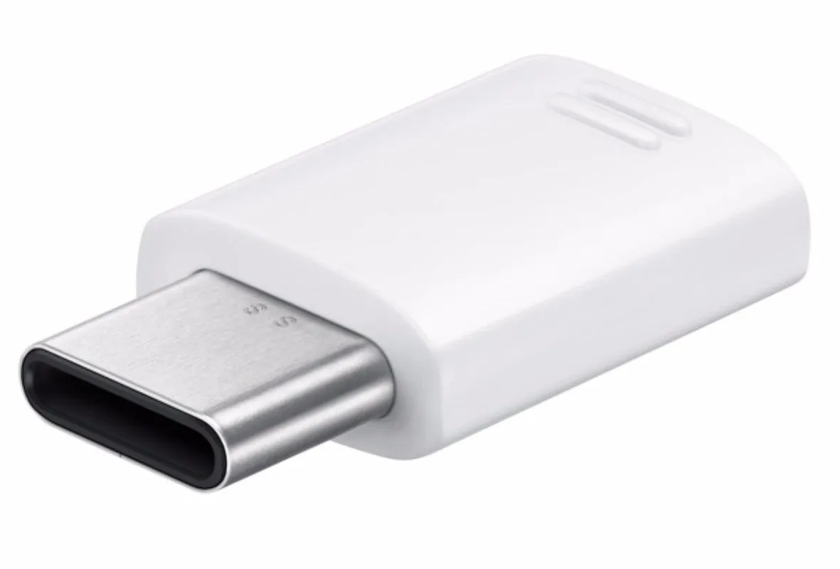 Samsung Micro-USB to USB-C (Type C) Charging Adapter - White OEM (EE-GN930)