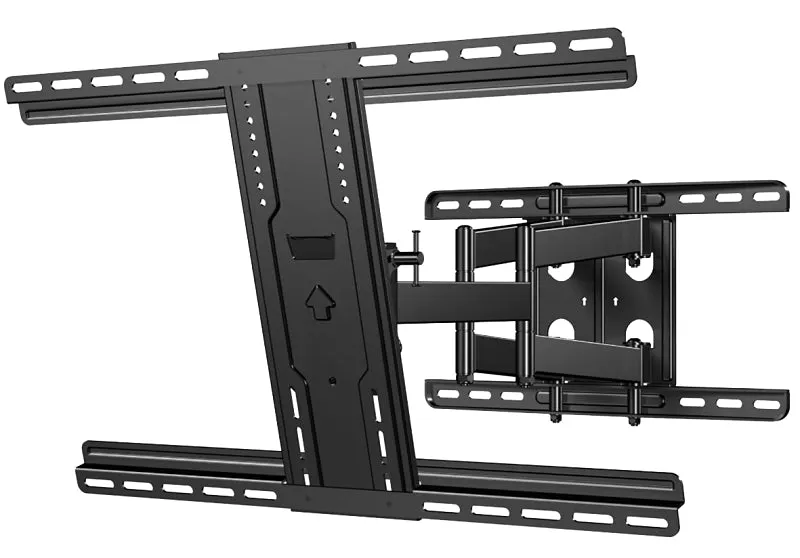 Sanus LLF122-B1 Full-Motion TV Mount, Steel, Black, Wall, For: 42 to 90 in Flat-Panel TVs Weighing Up to 125 lb :EA: QUANTITY: 1