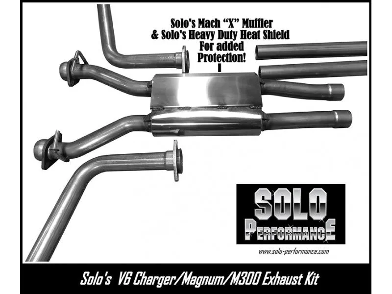 Solo Performance Exhaust Dodge Charger/Magnum V6 (06-10) Mach SXT EM Catback 991117SL