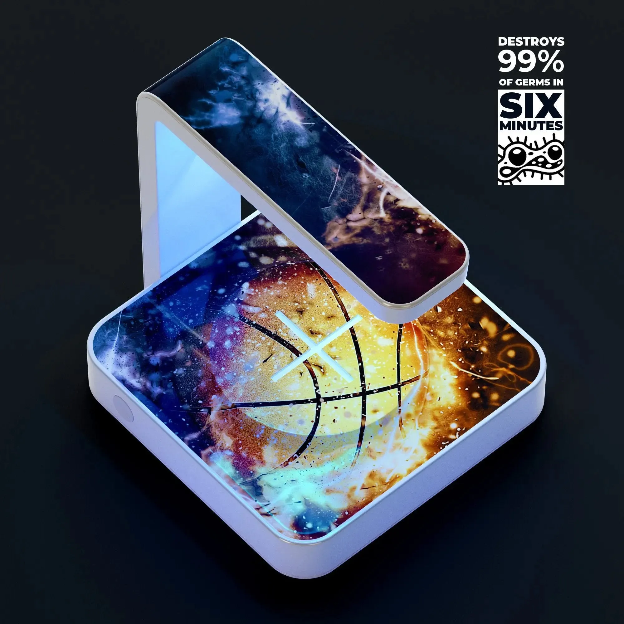 Space Basketball UV Germicidal Sanitizing Sterilizing Wireless Smart-UV Sanitizing Basketball