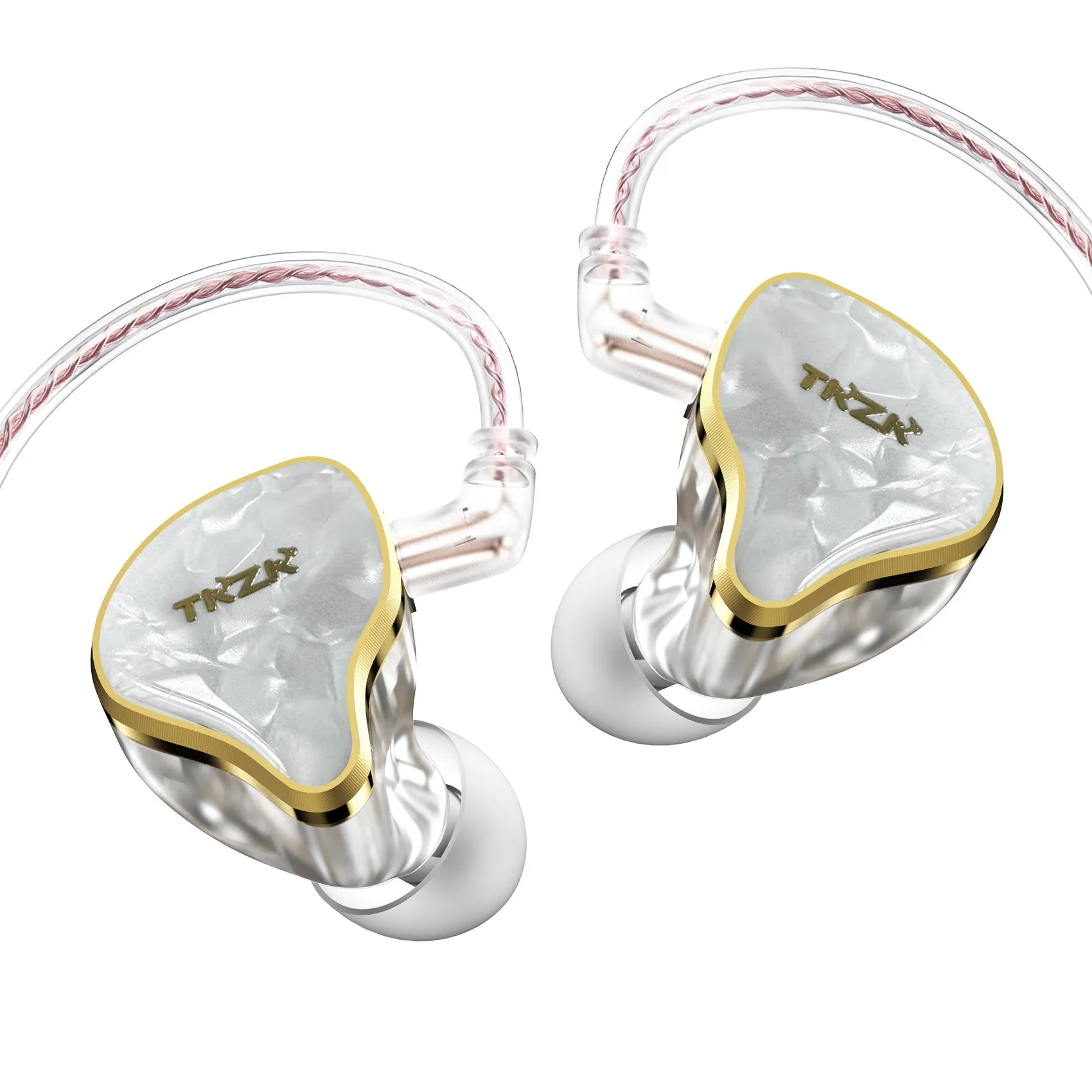 【TKZK TK02】 In-ear Monitors HIFI Earphones IEM Headphones Dual Magnetic Circuit DD Wired Gaming Earbuds