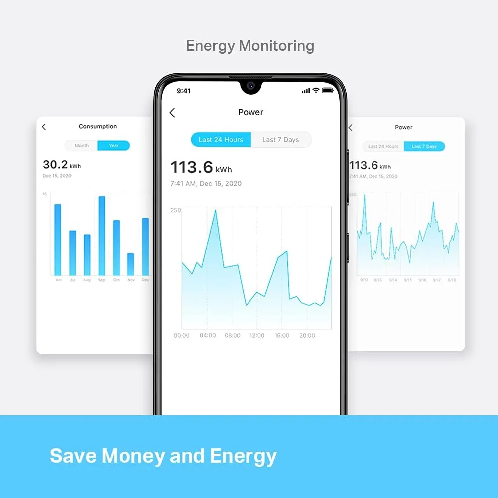 TP-Link Tapo P110 Mini Smart Wi-Fi Wireless Power Socket Plug Energy Monitoring with Remote Control & Schedule (1件裝)