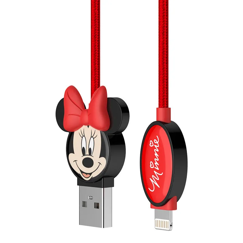 UKA Disney 1.2M 3D Zinc Alloy Connector Hybrid Electroplating Apple Lightning Cable