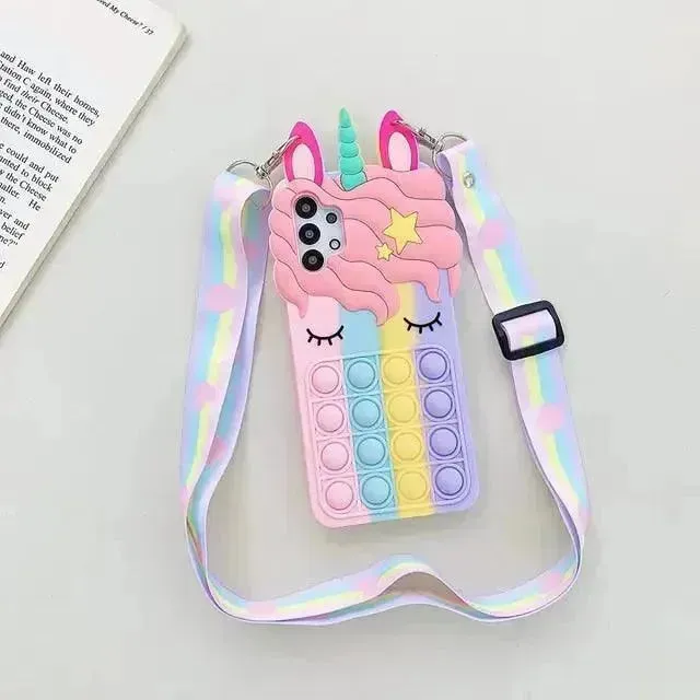 Unicorn Pop It Bubble Phone Case (For iPhone)