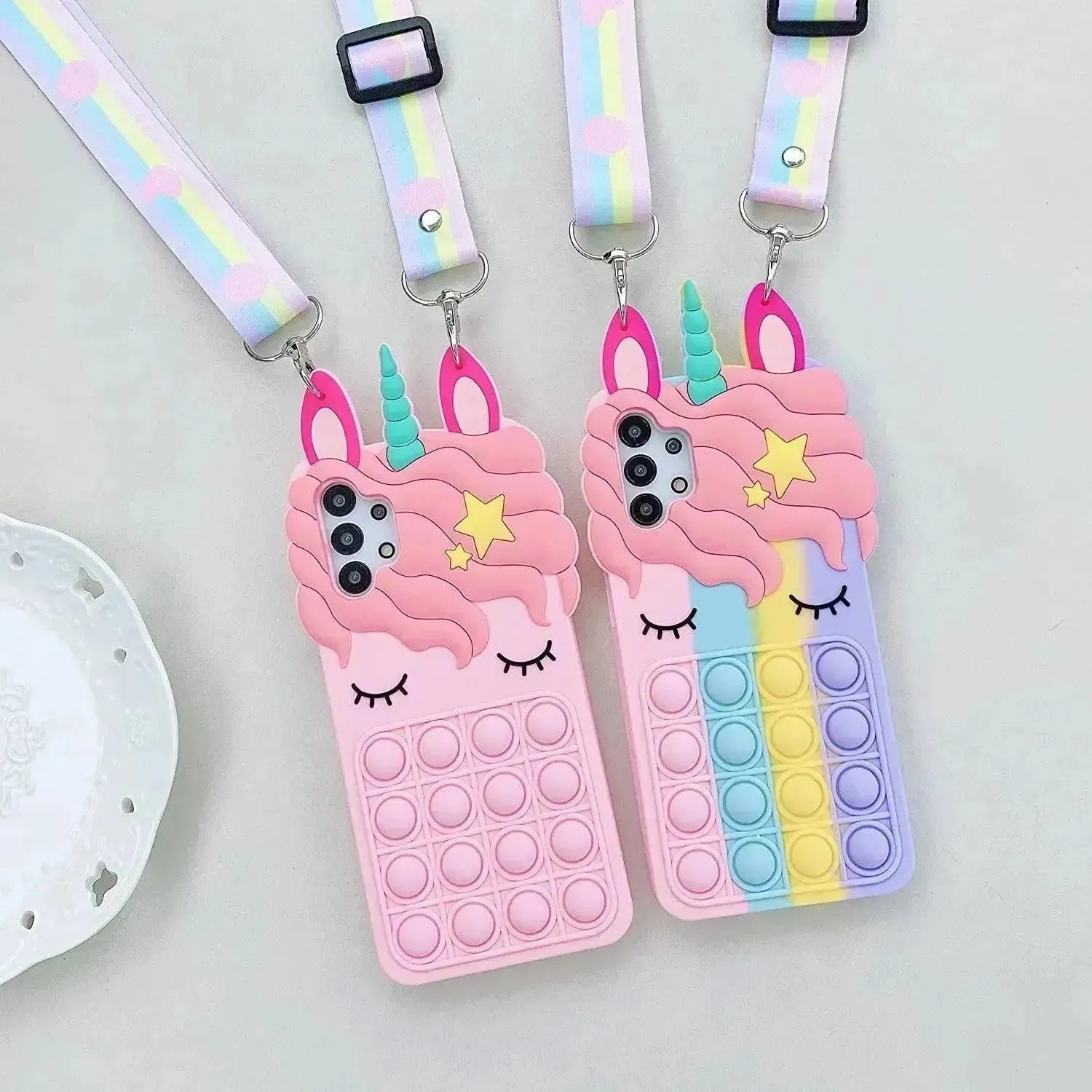 Unicorn Pop It Bubble Phone Case (For iPhone)