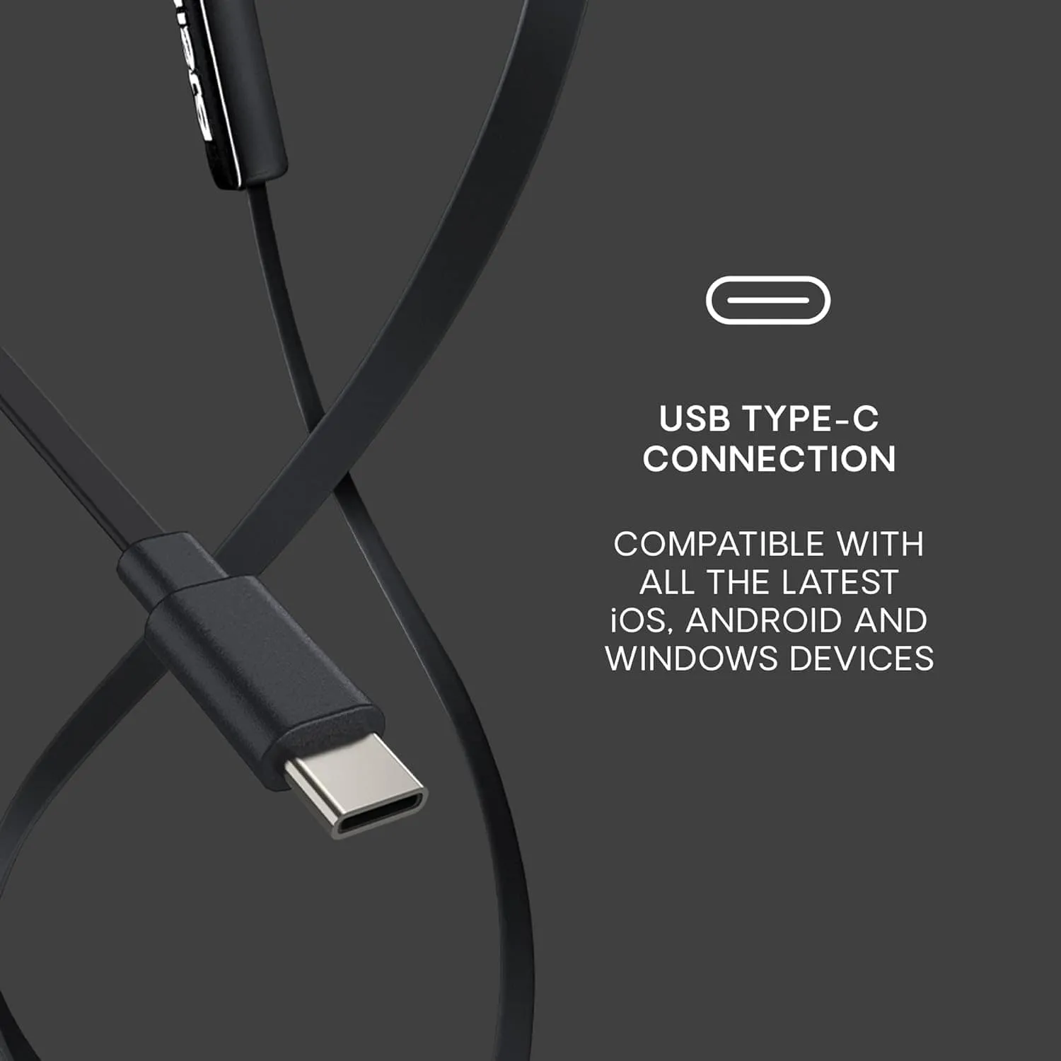 Urbanista Tangle Free Wired Headphones With Type-C Plug - San Francisco