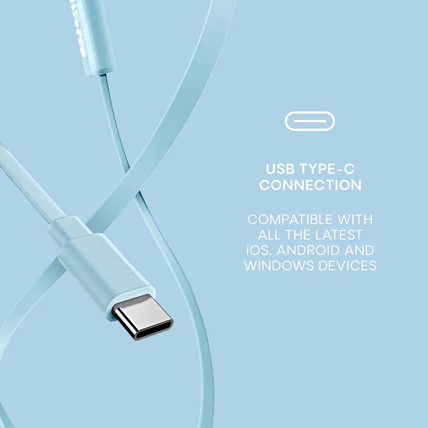 Urbanista Tangle Free Wired Headphones With Type-C Plug - San Francisco