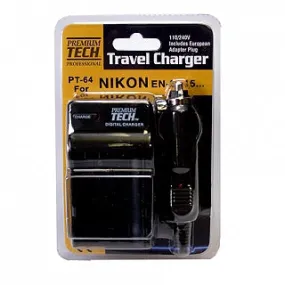 Vidpro PT63 AC/DC Charger F/Nikon ENEL14