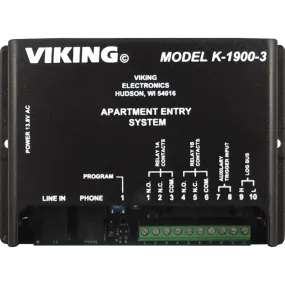 Viking K-1900-3 Door Entry and Keyless Entry for up to 250 Apartments or Offices