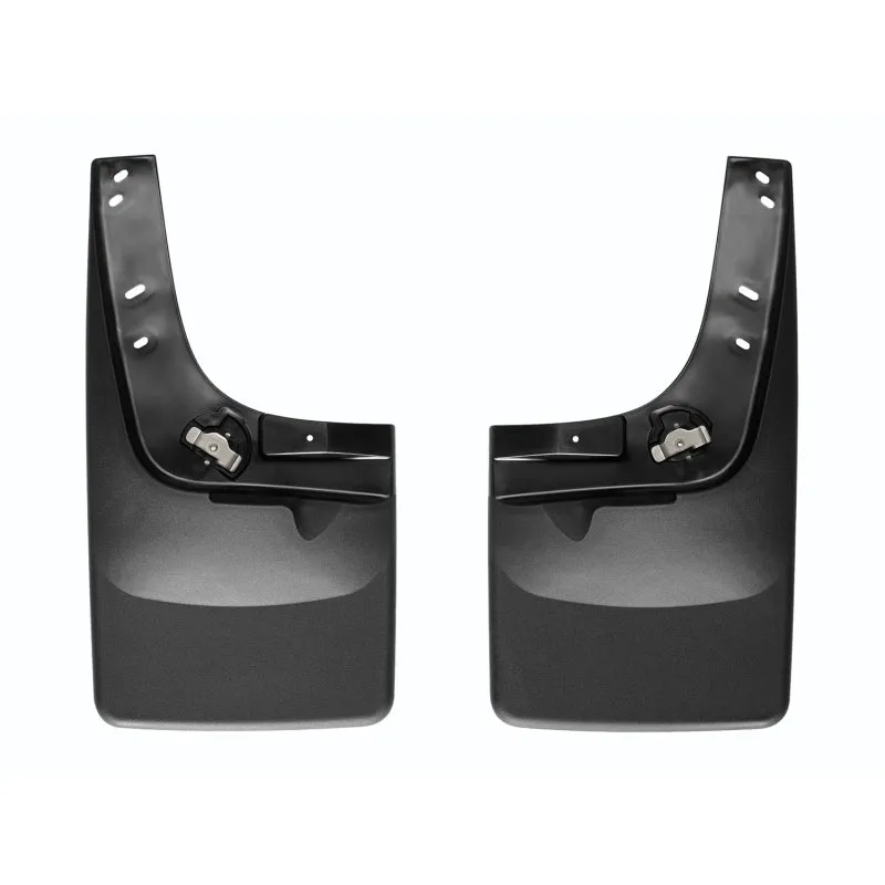 WeatherTech MudFlaps - Front/Rear - Black - GM Fullsize Truck 2014-16