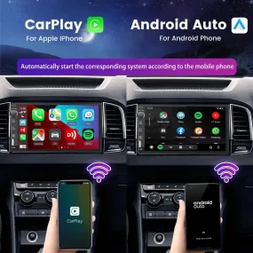 Wireless CarPlay Android Auto Dongle USB Screen Mirroring for Android Radio