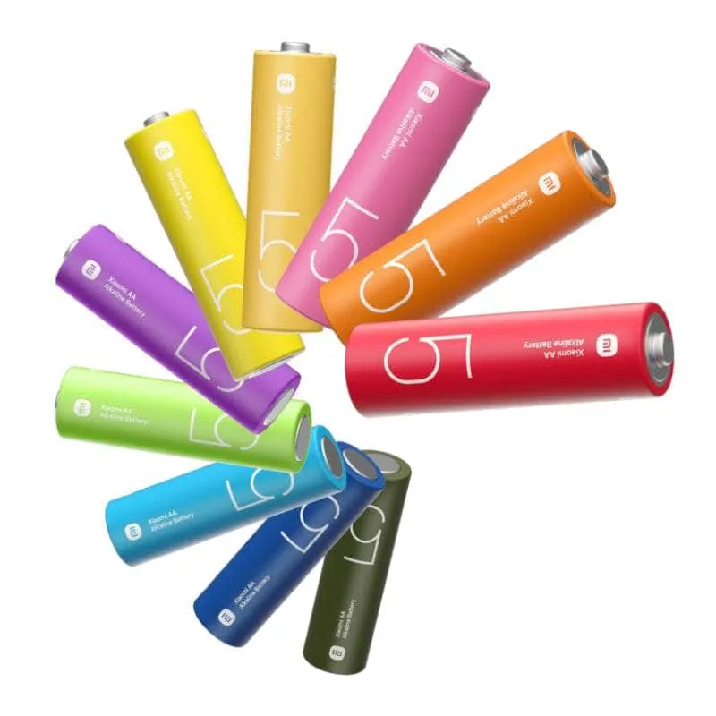 Xiaomi Aa Rainbow Battery 10 Pack Bhr5393 Gl