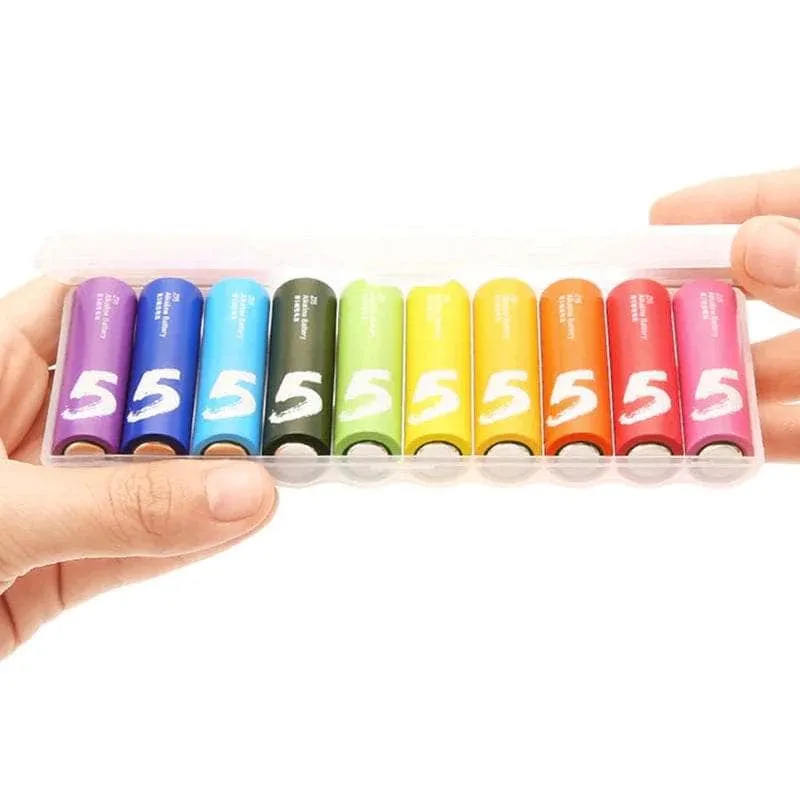 Xiaomi Aa Rainbow Battery 10 Pack Bhr5393 Gl