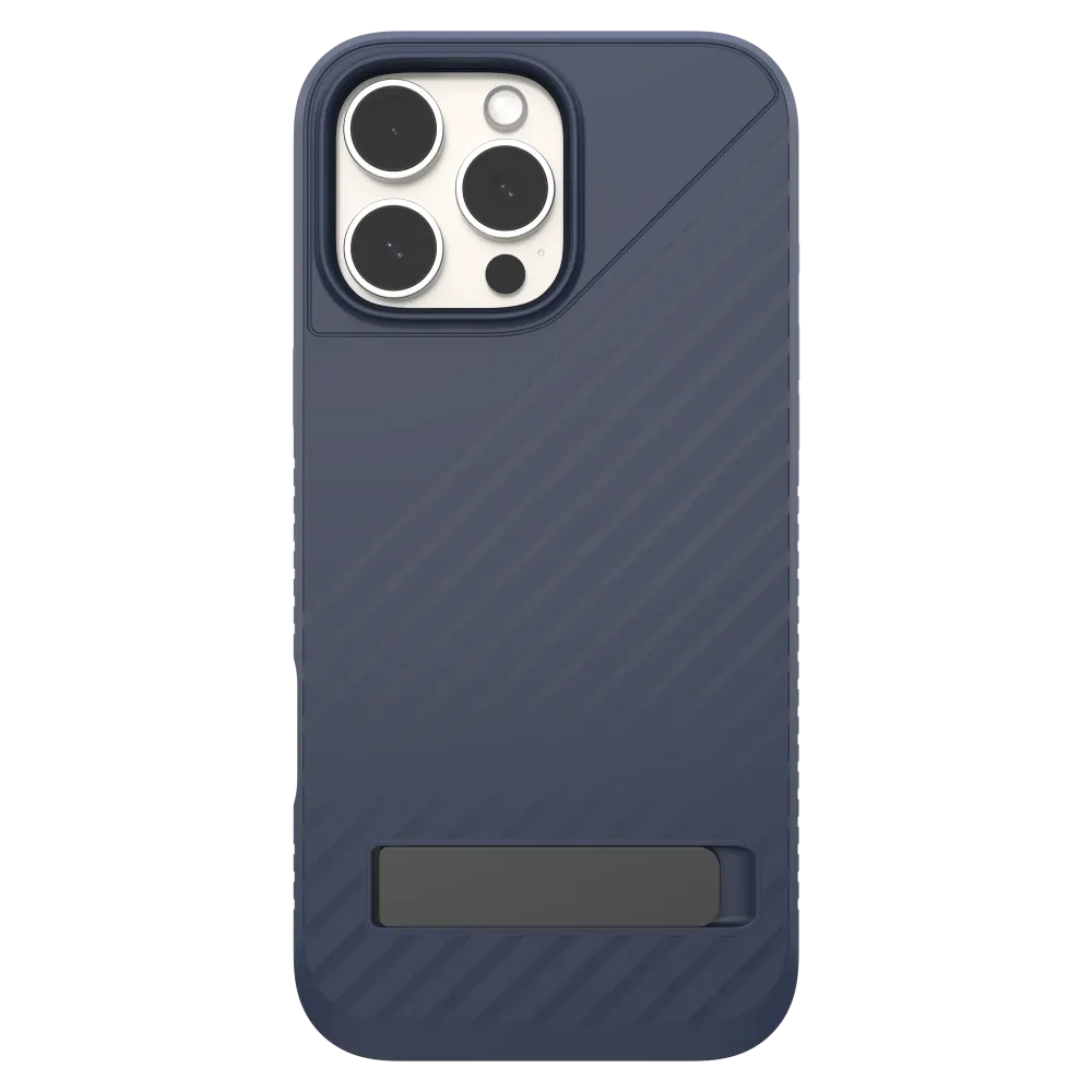 ZAGG iPhone 16 Series Case Denali Snap with kick Stand Navy