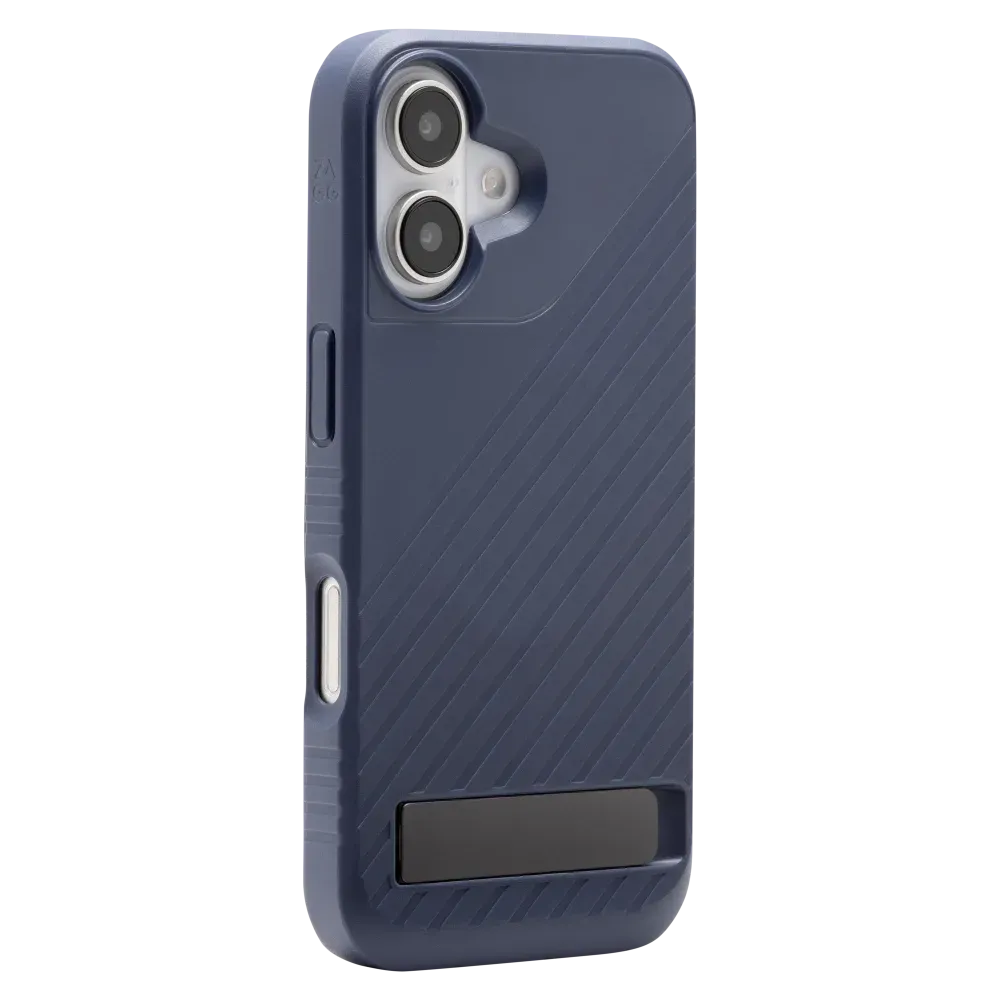 ZAGG iPhone 16 Series Case Denali Snap with kick Stand Navy