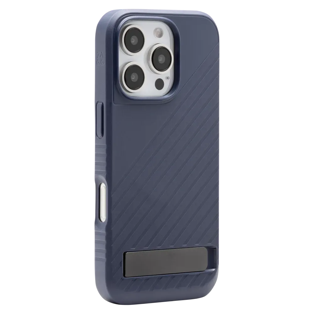 ZAGG iPhone 16 Series Case Denali Snap with kick Stand Navy