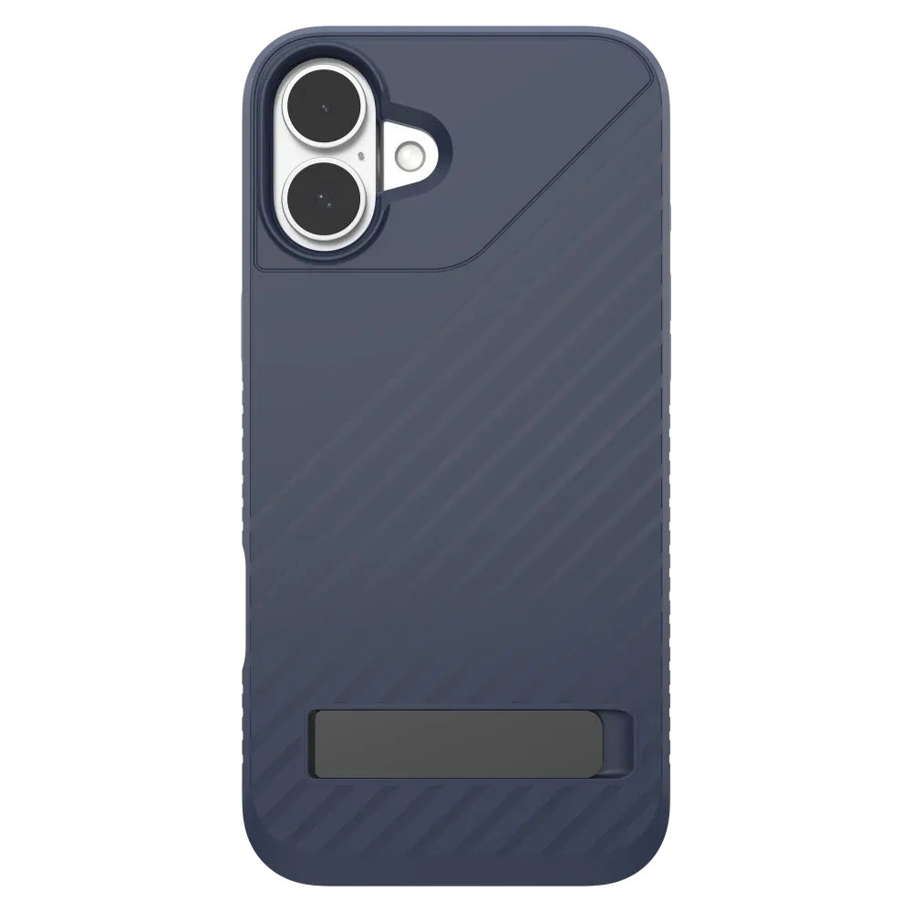 ZAGG iPhone 16 Series Case Denali Snap with kick Stand Navy