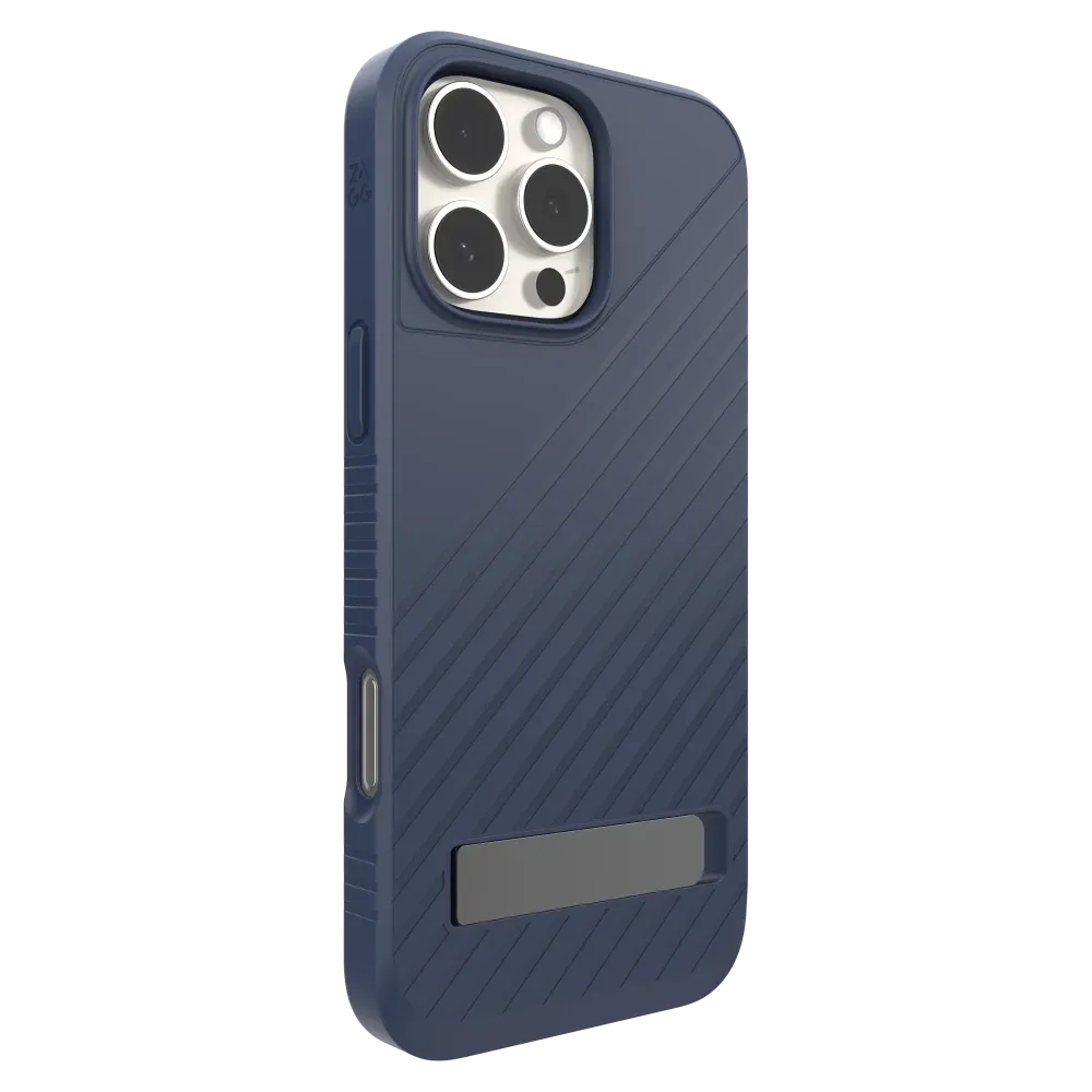 ZAGG iPhone 16 Series Case Denali Snap with kick Stand Navy